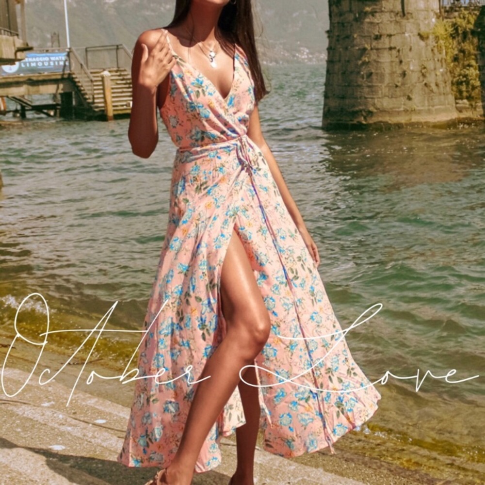 Floral Wrap Beach Cover/Dress